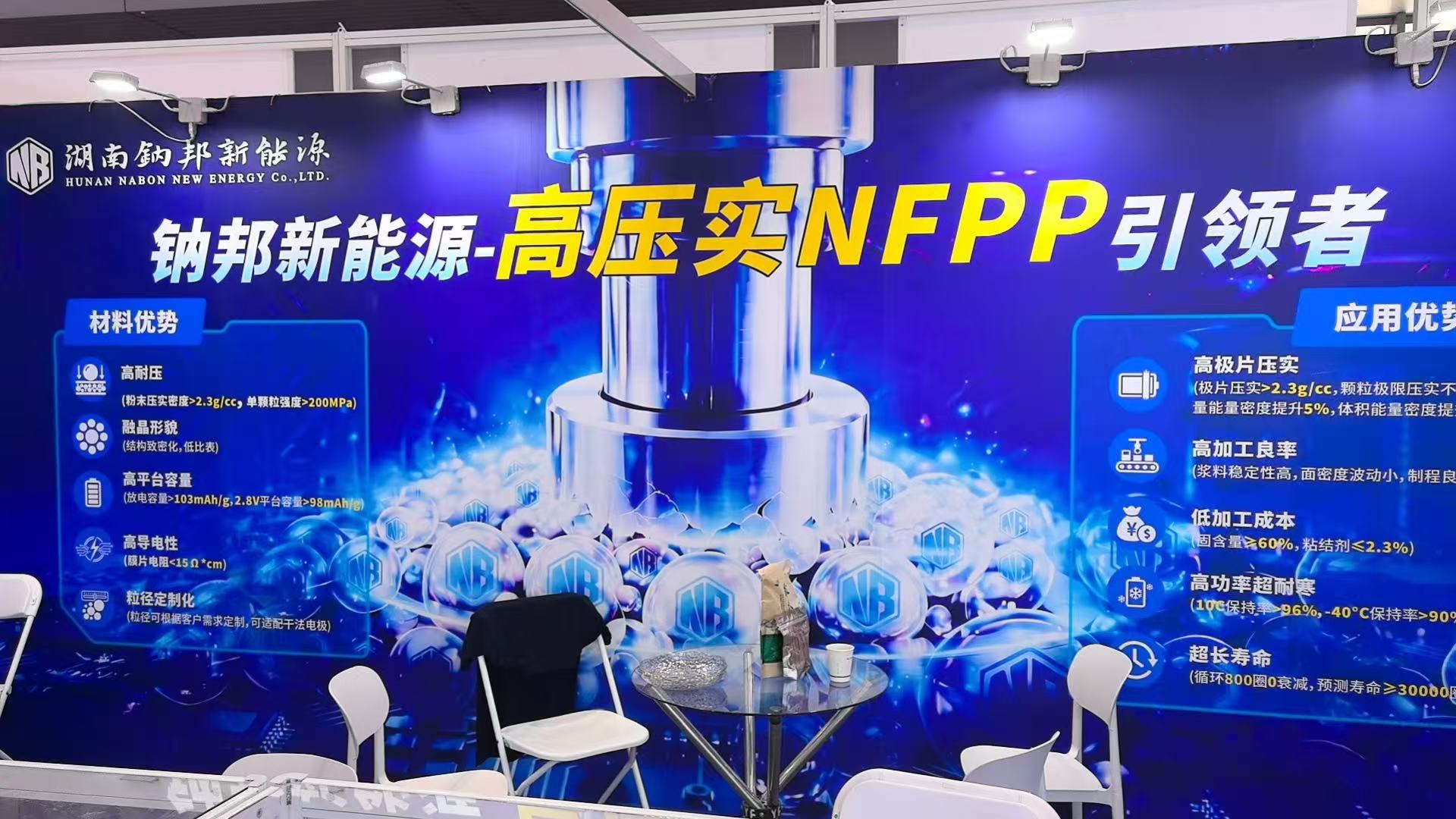 闪耀CIBF2026｜钠邦新能源高压实NFPP材料惊艳亮相深圳电池展